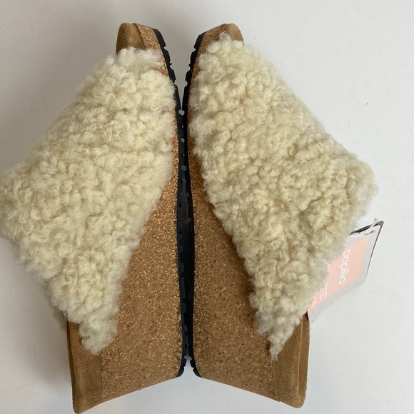 Birkenstock NWT Papillio Made in Portugal Namica Teddy Wedge Sandal 37 US 6 Boho - Picture 15 of 16